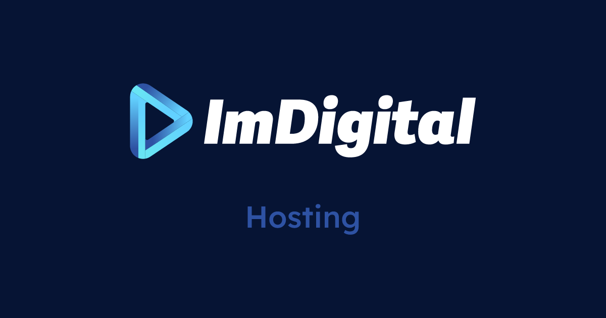 Website Hosting Near Me | Web Hosts Chesterfield | ImDigital